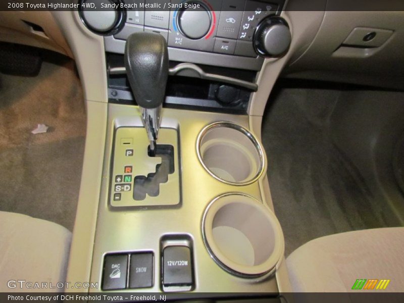 Sandy Beach Metallic / Sand Beige 2008 Toyota Highlander 4WD