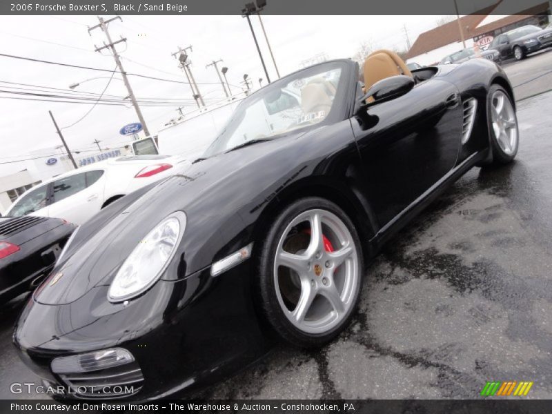 Black / Sand Beige 2006 Porsche Boxster S