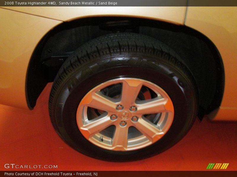 Sandy Beach Metallic / Sand Beige 2008 Toyota Highlander 4WD
