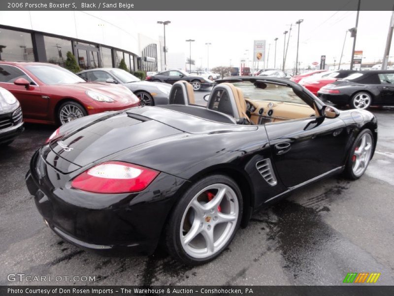 Black / Sand Beige 2006 Porsche Boxster S