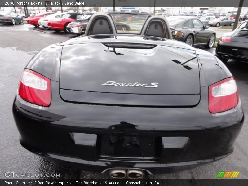 Black / Sand Beige 2006 Porsche Boxster S