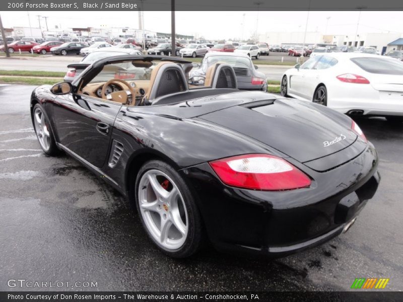 Black / Sand Beige 2006 Porsche Boxster S