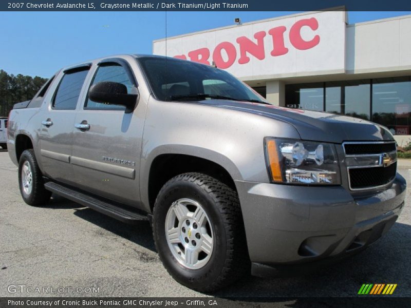 Graystone Metallic / Dark Titanium/Light Titanium 2007 Chevrolet Avalanche LS