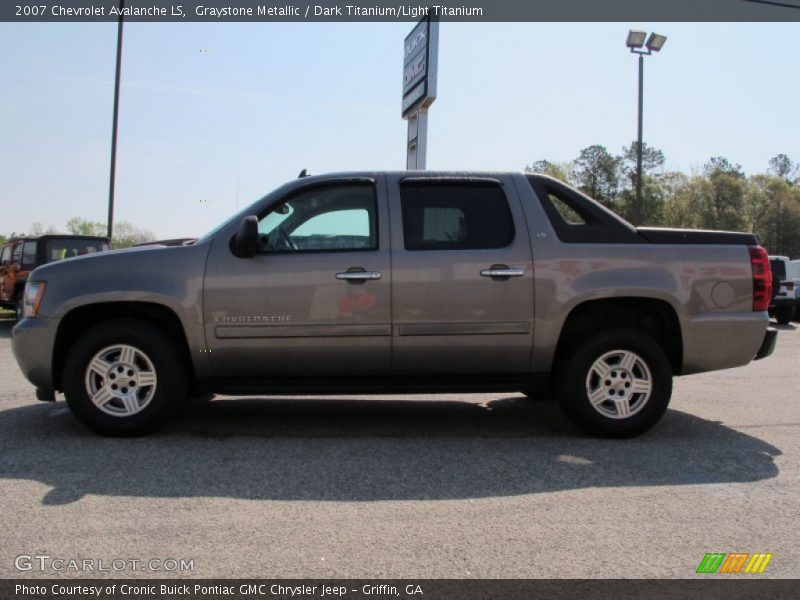 Graystone Metallic / Dark Titanium/Light Titanium 2007 Chevrolet Avalanche LS