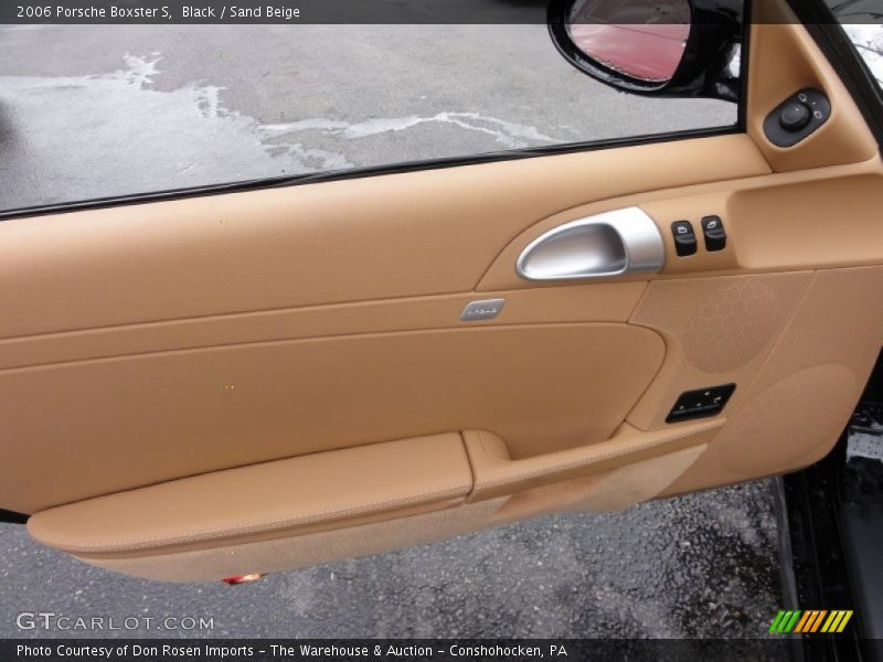 Black / Sand Beige 2006 Porsche Boxster S