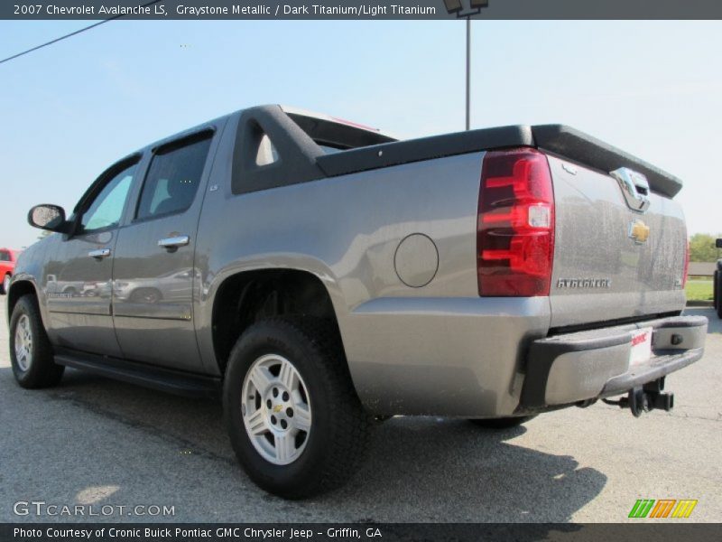 Graystone Metallic / Dark Titanium/Light Titanium 2007 Chevrolet Avalanche LS