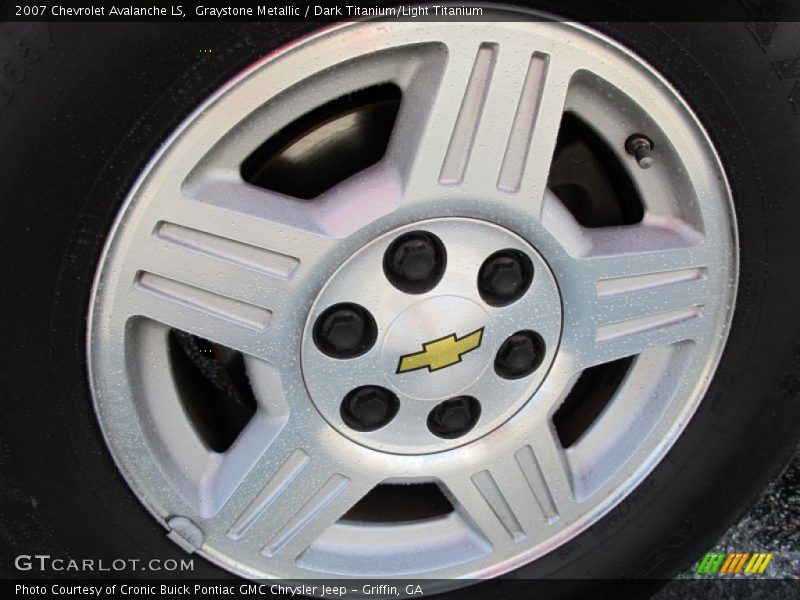 Graystone Metallic / Dark Titanium/Light Titanium 2007 Chevrolet Avalanche LS