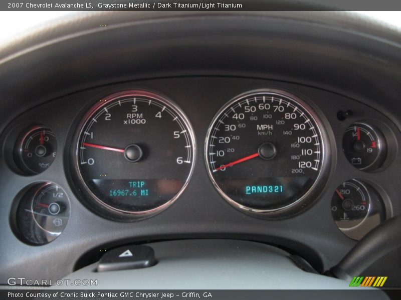 Graystone Metallic / Dark Titanium/Light Titanium 2007 Chevrolet Avalanche LS