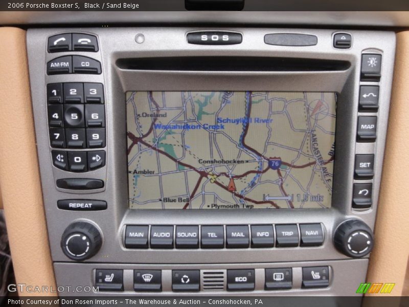 Navigation of 2006 Boxster S