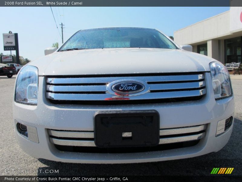 White Suede / Camel 2008 Ford Fusion SEL