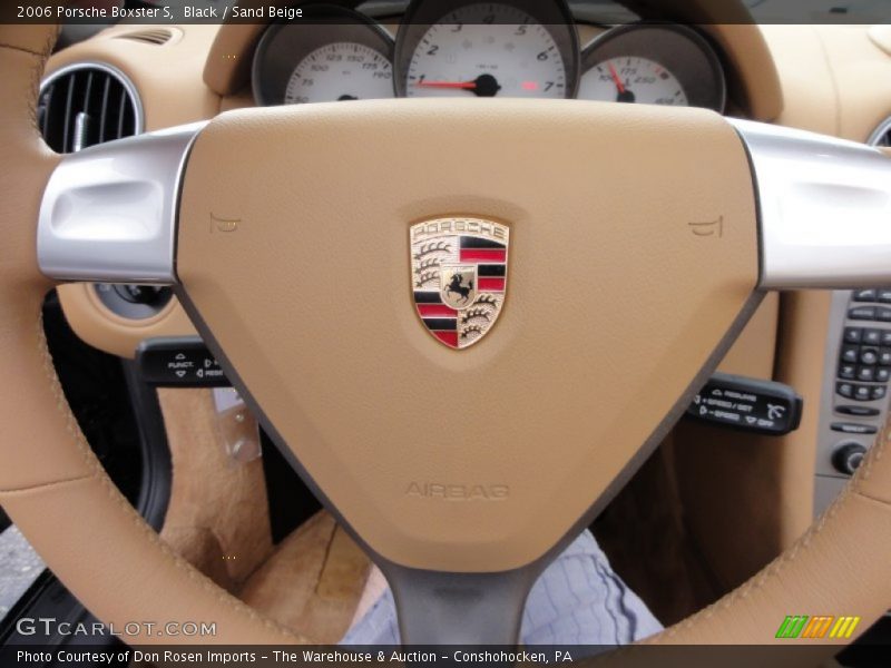 Black / Sand Beige 2006 Porsche Boxster S