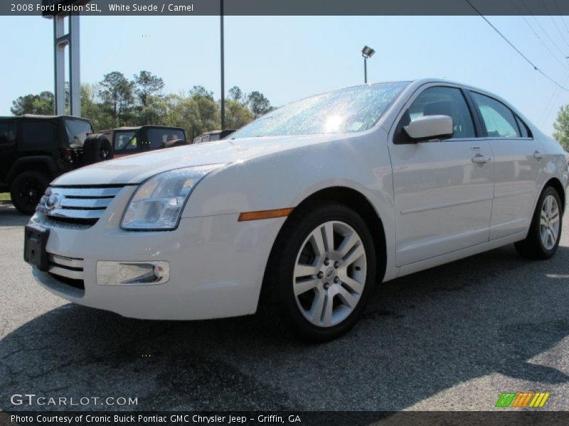 White Suede / Camel 2008 Ford Fusion SEL