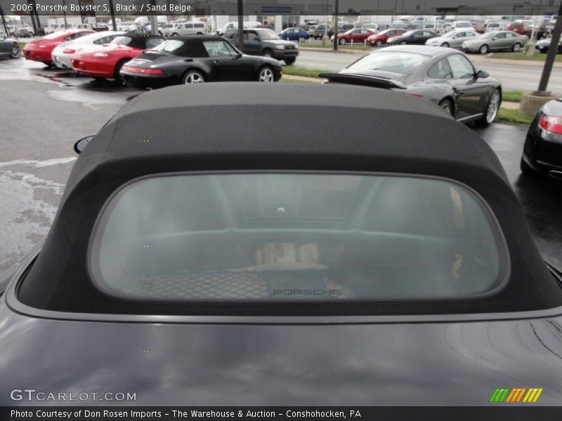 Black / Sand Beige 2006 Porsche Boxster S