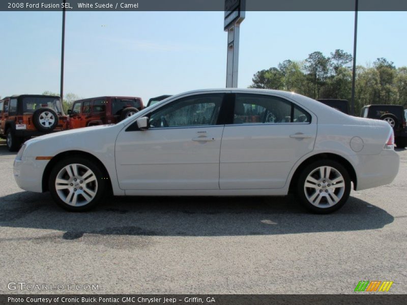 White Suede / Camel 2008 Ford Fusion SEL