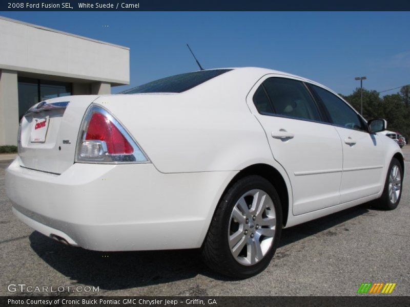 White Suede / Camel 2008 Ford Fusion SEL