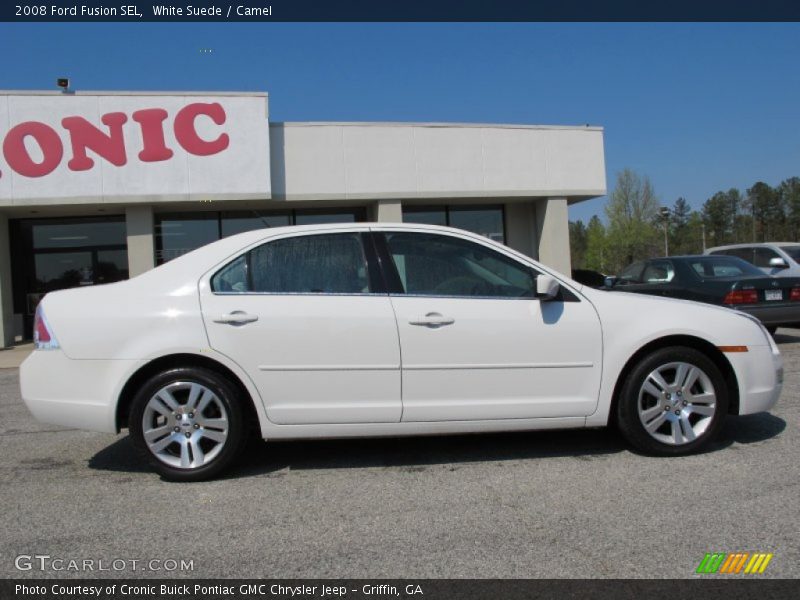 White Suede / Camel 2008 Ford Fusion SEL