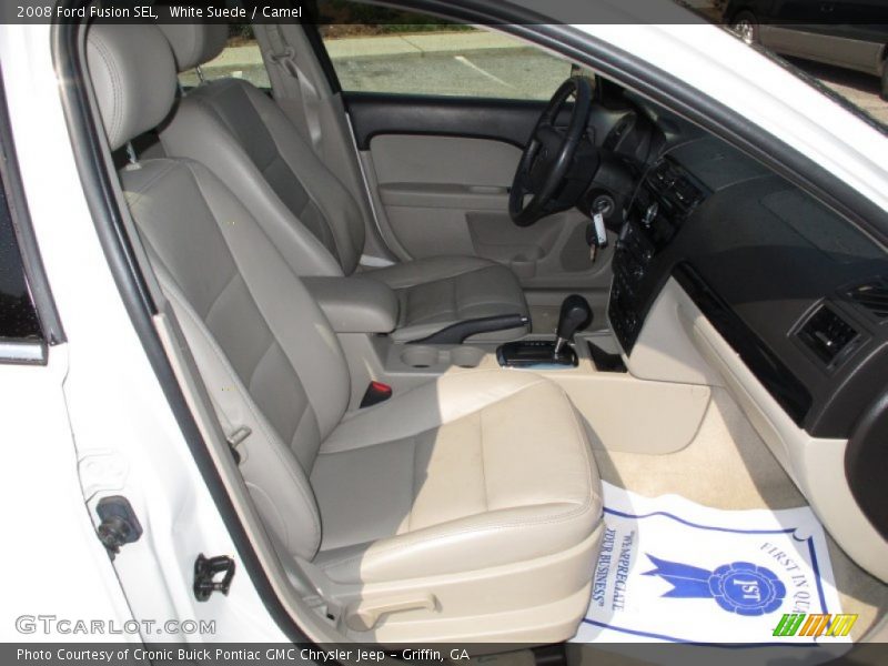 White Suede / Camel 2008 Ford Fusion SEL