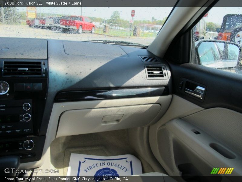 White Suede / Camel 2008 Ford Fusion SEL