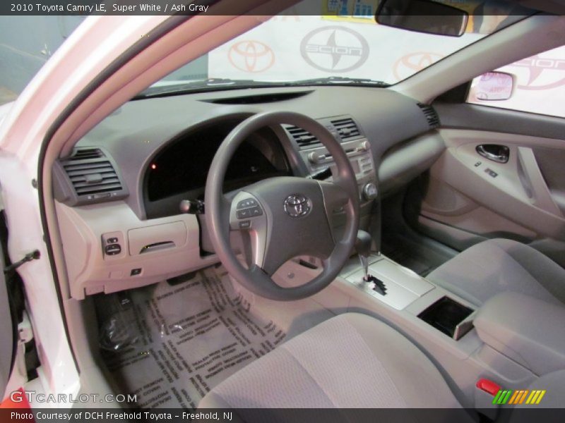 Super White / Ash Gray 2010 Toyota Camry LE