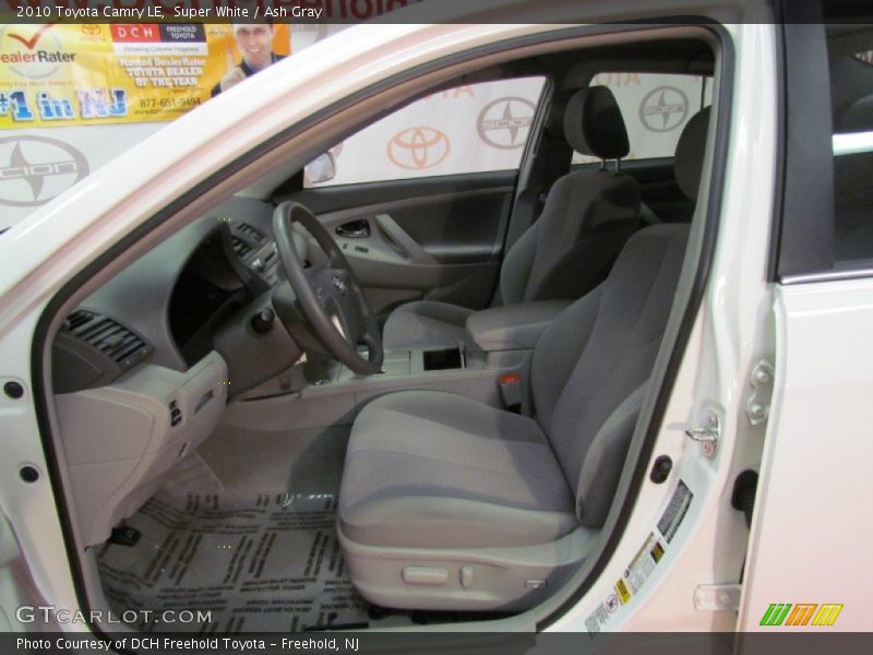 Super White / Ash Gray 2010 Toyota Camry LE