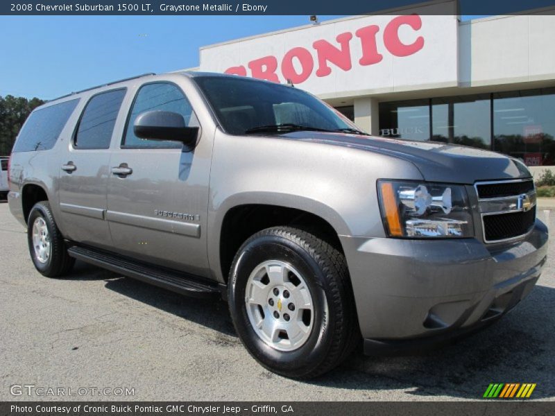 Graystone Metallic / Ebony 2008 Chevrolet Suburban 1500 LT
