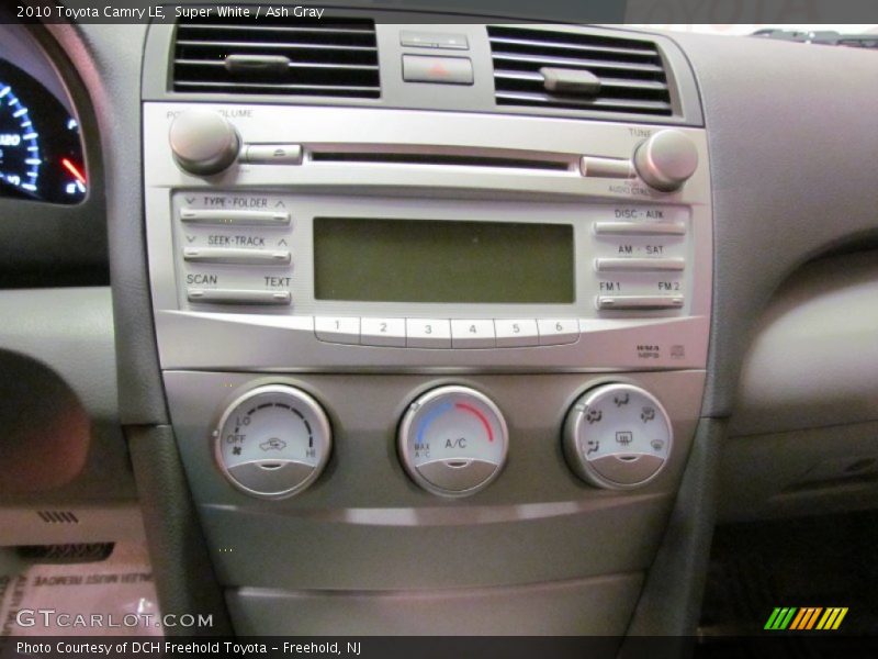 Super White / Ash Gray 2010 Toyota Camry LE
