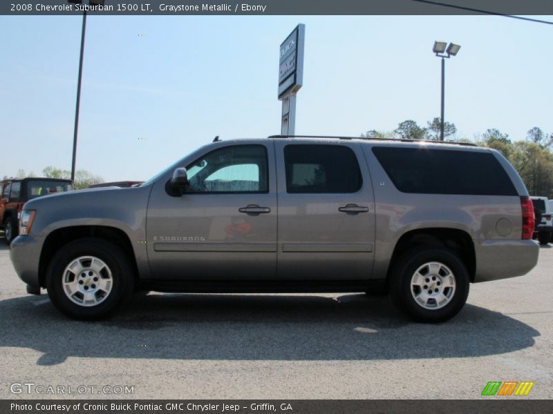 Graystone Metallic / Ebony 2008 Chevrolet Suburban 1500 LT