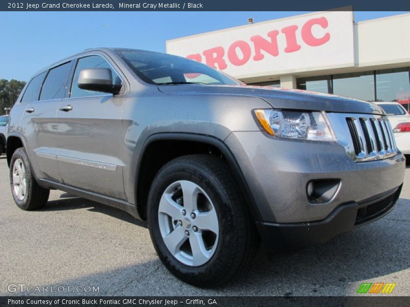 Mineral Gray Metallic / Black 2012 Jeep Grand Cherokee Laredo