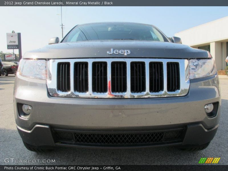 Mineral Gray Metallic / Black 2012 Jeep Grand Cherokee Laredo