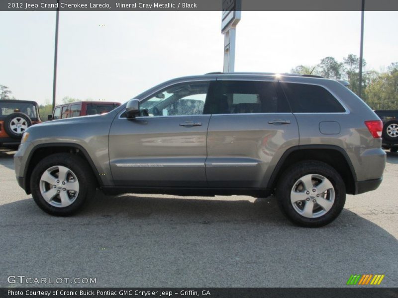 Mineral Gray Metallic / Black 2012 Jeep Grand Cherokee Laredo