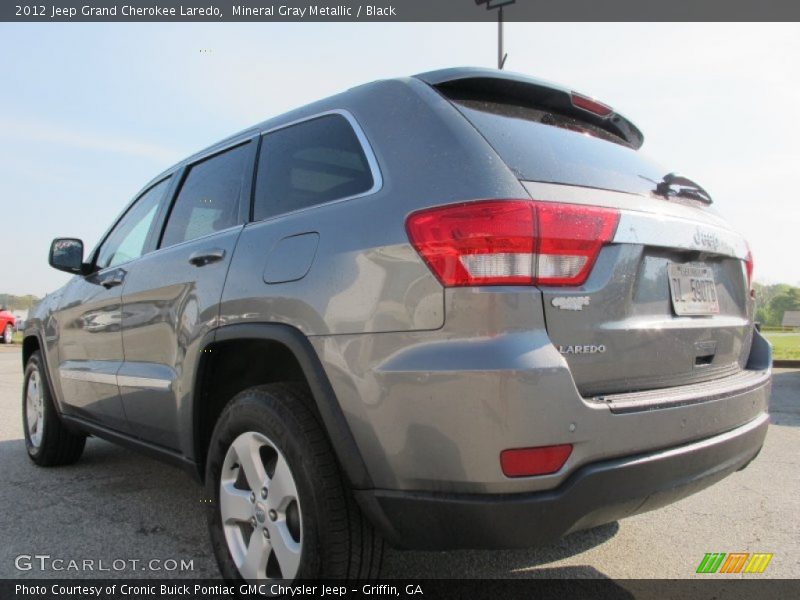 Mineral Gray Metallic / Black 2012 Jeep Grand Cherokee Laredo