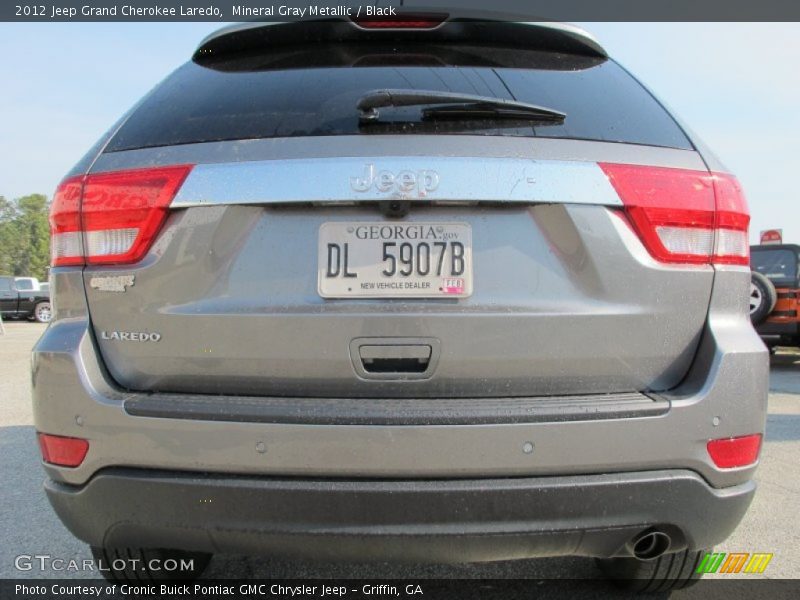 Mineral Gray Metallic / Black 2012 Jeep Grand Cherokee Laredo