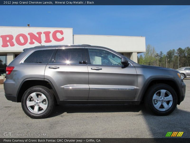 Mineral Gray Metallic / Black 2012 Jeep Grand Cherokee Laredo