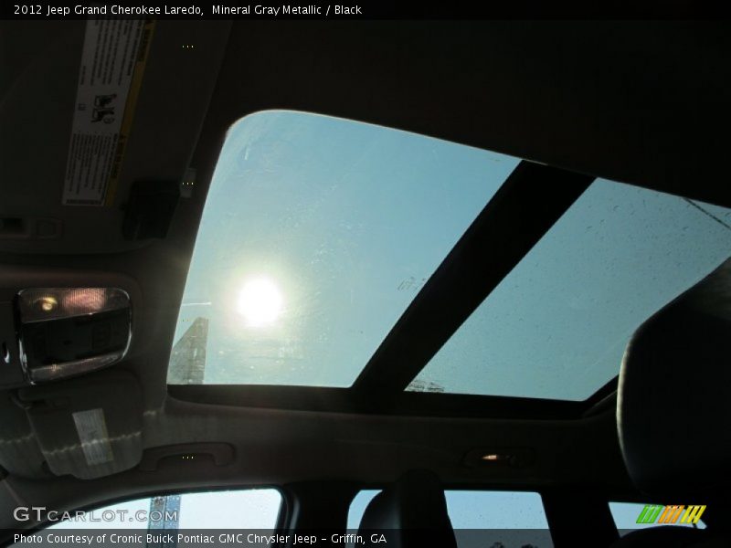 Mineral Gray Metallic / Black 2012 Jeep Grand Cherokee Laredo