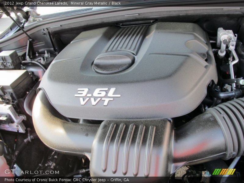 Mineral Gray Metallic / Black 2012 Jeep Grand Cherokee Laredo