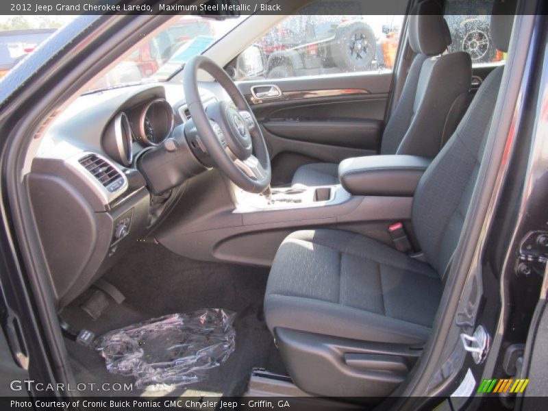 Maximum Steel Metallic / Black 2012 Jeep Grand Cherokee Laredo