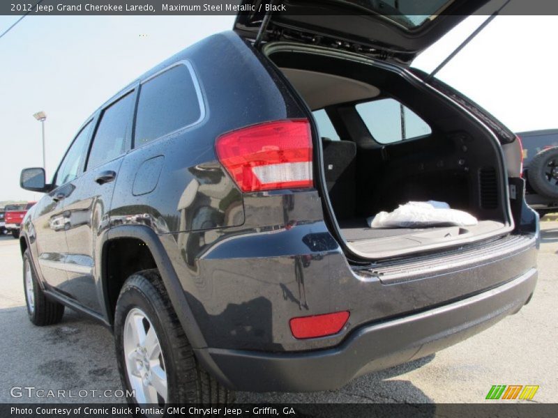Maximum Steel Metallic / Black 2012 Jeep Grand Cherokee Laredo