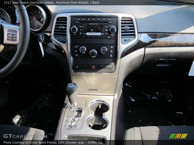 Maximum Steel Metallic / Black 2012 Jeep Grand Cherokee Laredo