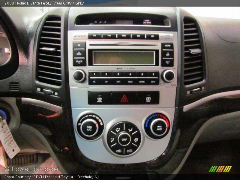 Steel Gray / Gray 2008 Hyundai Santa Fe SE