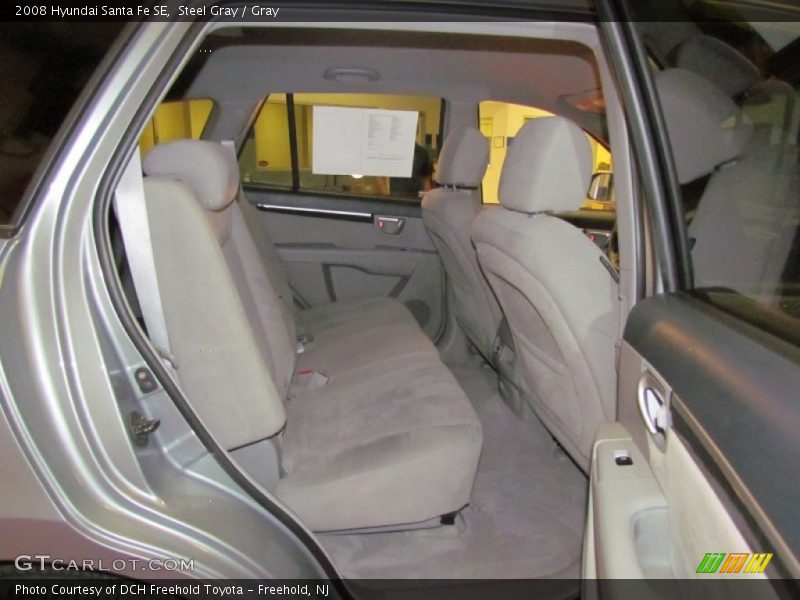 Steel Gray / Gray 2008 Hyundai Santa Fe SE