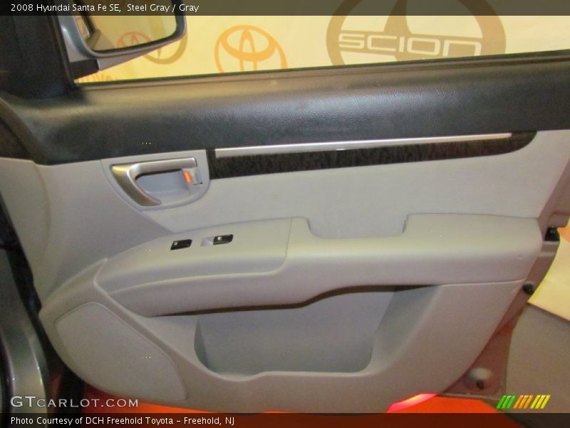 Steel Gray / Gray 2008 Hyundai Santa Fe SE