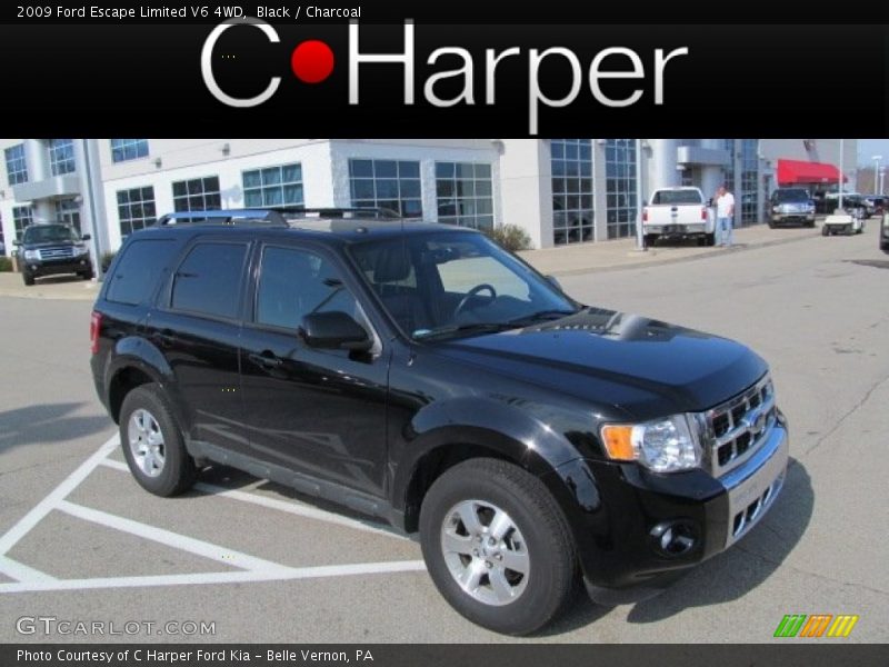 Black / Charcoal 2009 Ford Escape Limited V6 4WD