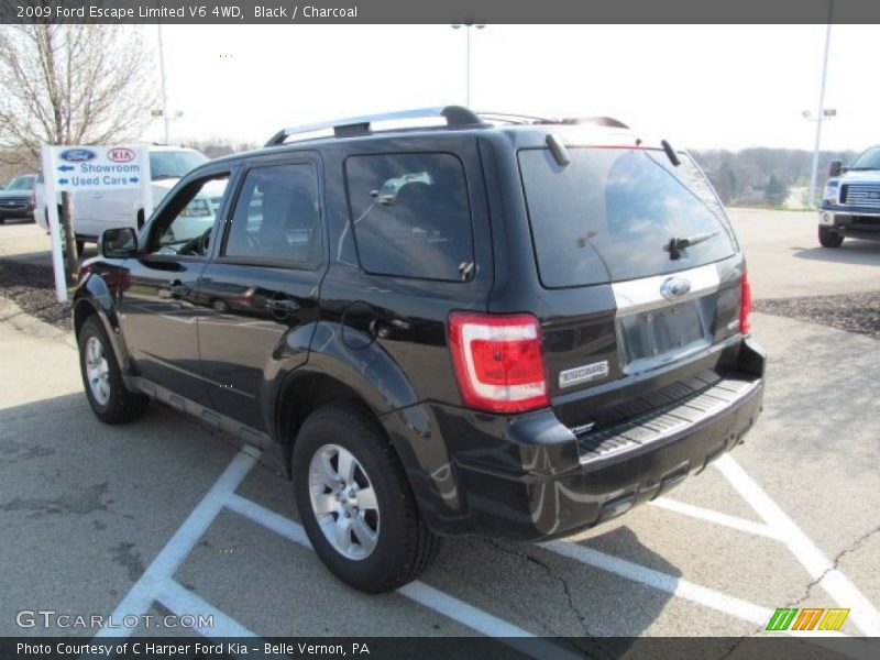 Black / Charcoal 2009 Ford Escape Limited V6 4WD