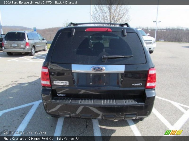 Black / Charcoal 2009 Ford Escape Limited V6 4WD