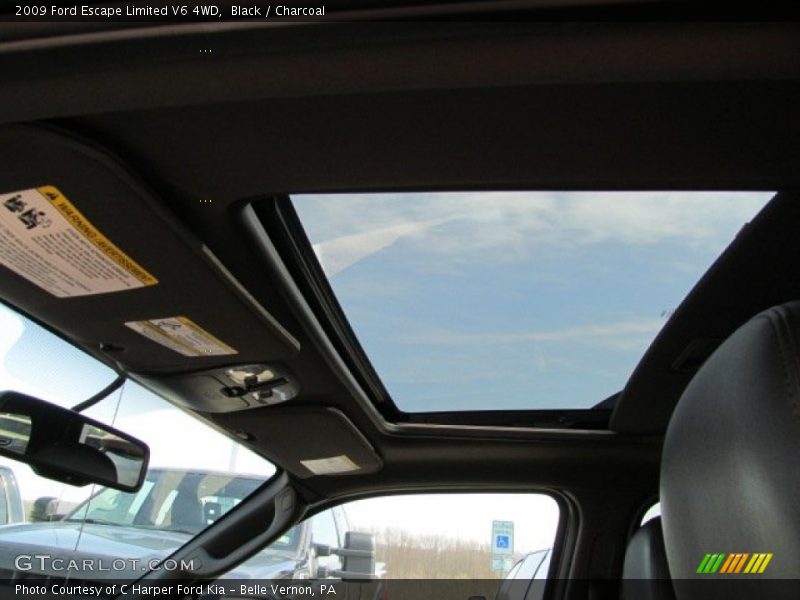 Black / Charcoal 2009 Ford Escape Limited V6 4WD