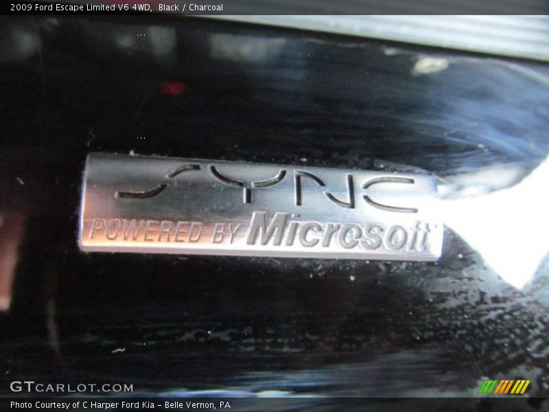 Black / Charcoal 2009 Ford Escape Limited V6 4WD
