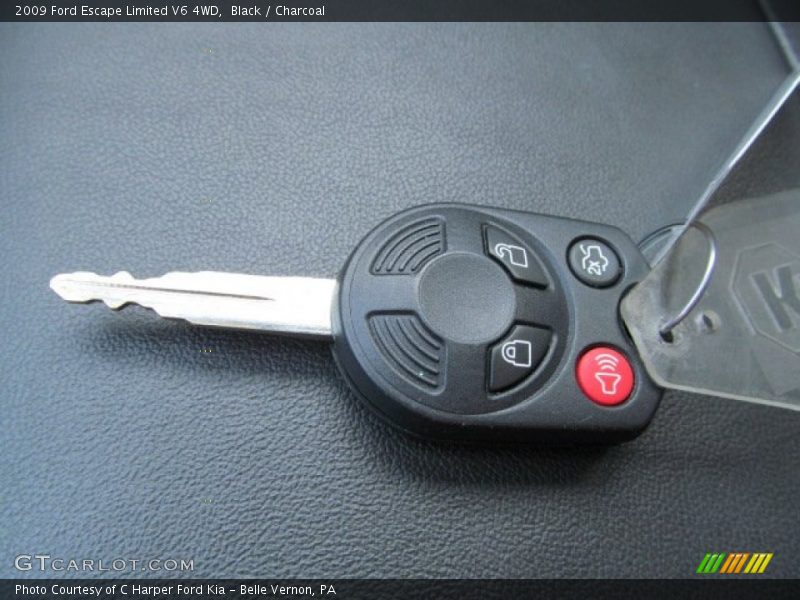 Black / Charcoal 2009 Ford Escape Limited V6 4WD