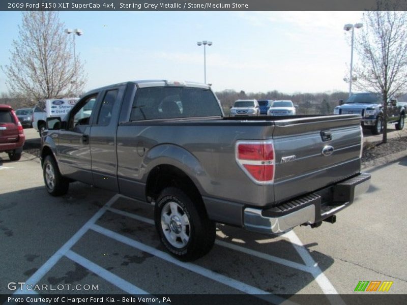 Sterling Grey Metallic / Stone/Medium Stone 2009 Ford F150 XLT SuperCab 4x4