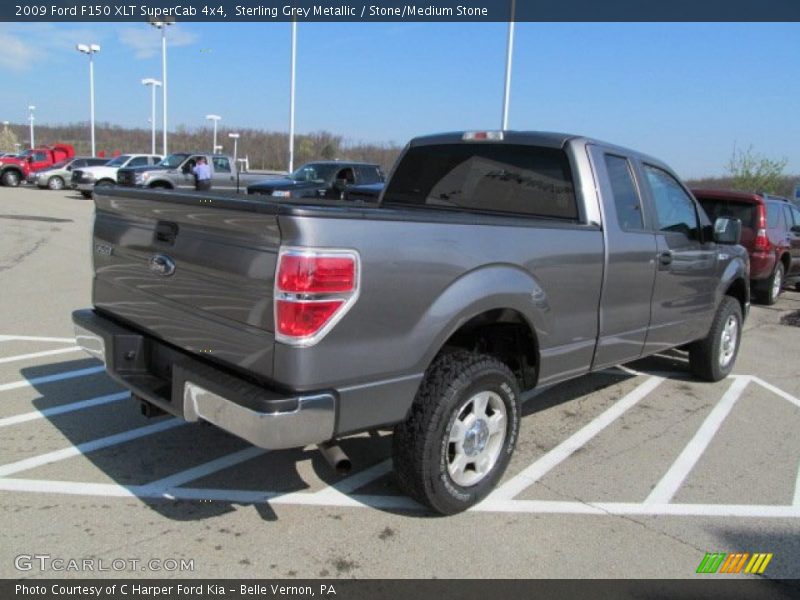 Sterling Grey Metallic / Stone/Medium Stone 2009 Ford F150 XLT SuperCab 4x4