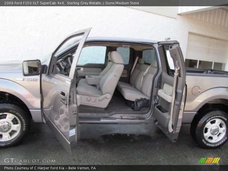 Sterling Grey Metallic / Stone/Medium Stone 2009 Ford F150 XLT SuperCab 4x4